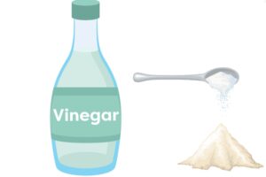 vinaigre blanc bicarbonate de soude